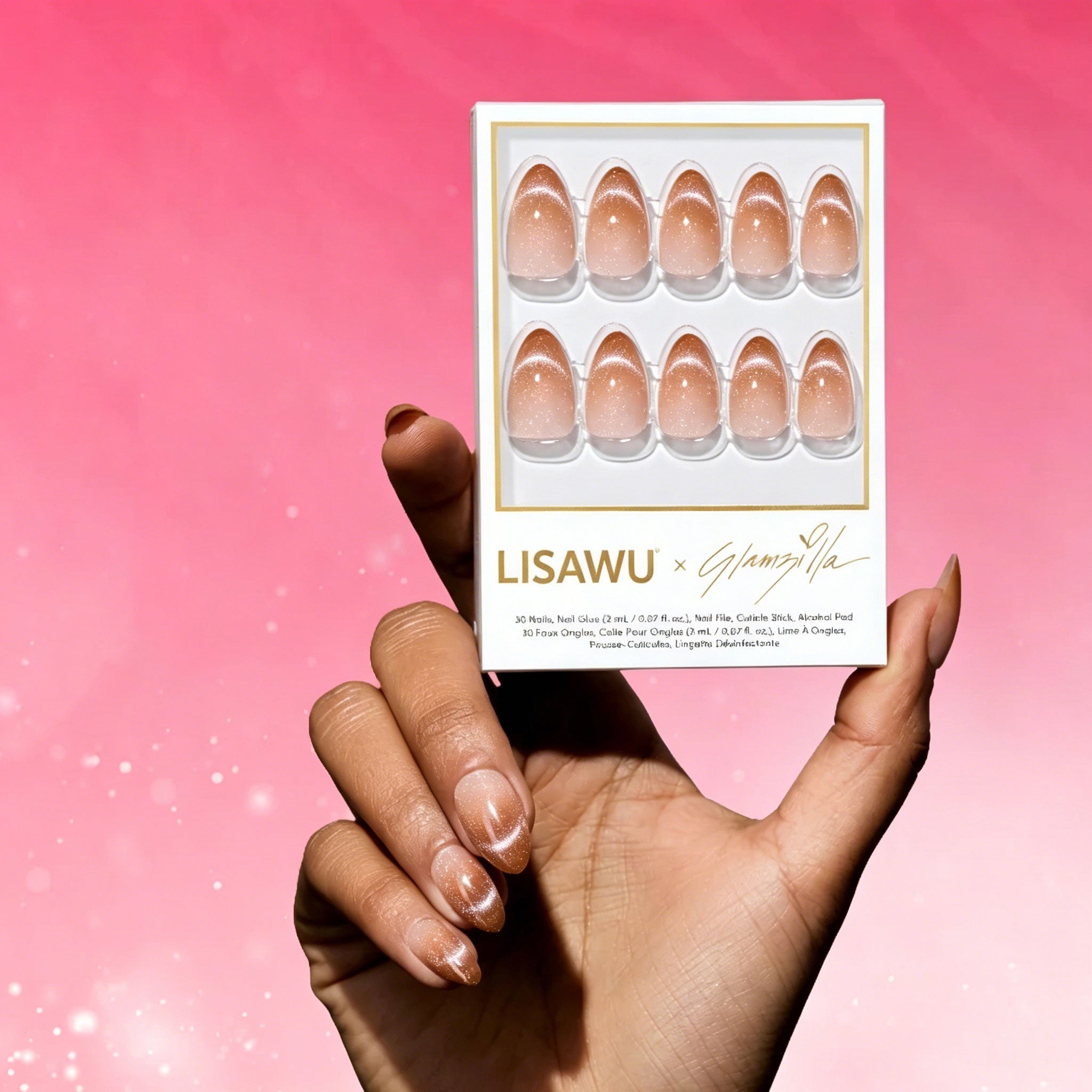 EARNED NOT GIVEN press-on nails with glossy finish