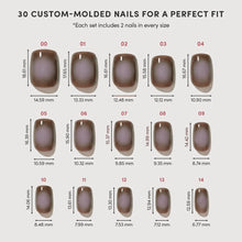 Eclipse press-on nail design - ombre style detail