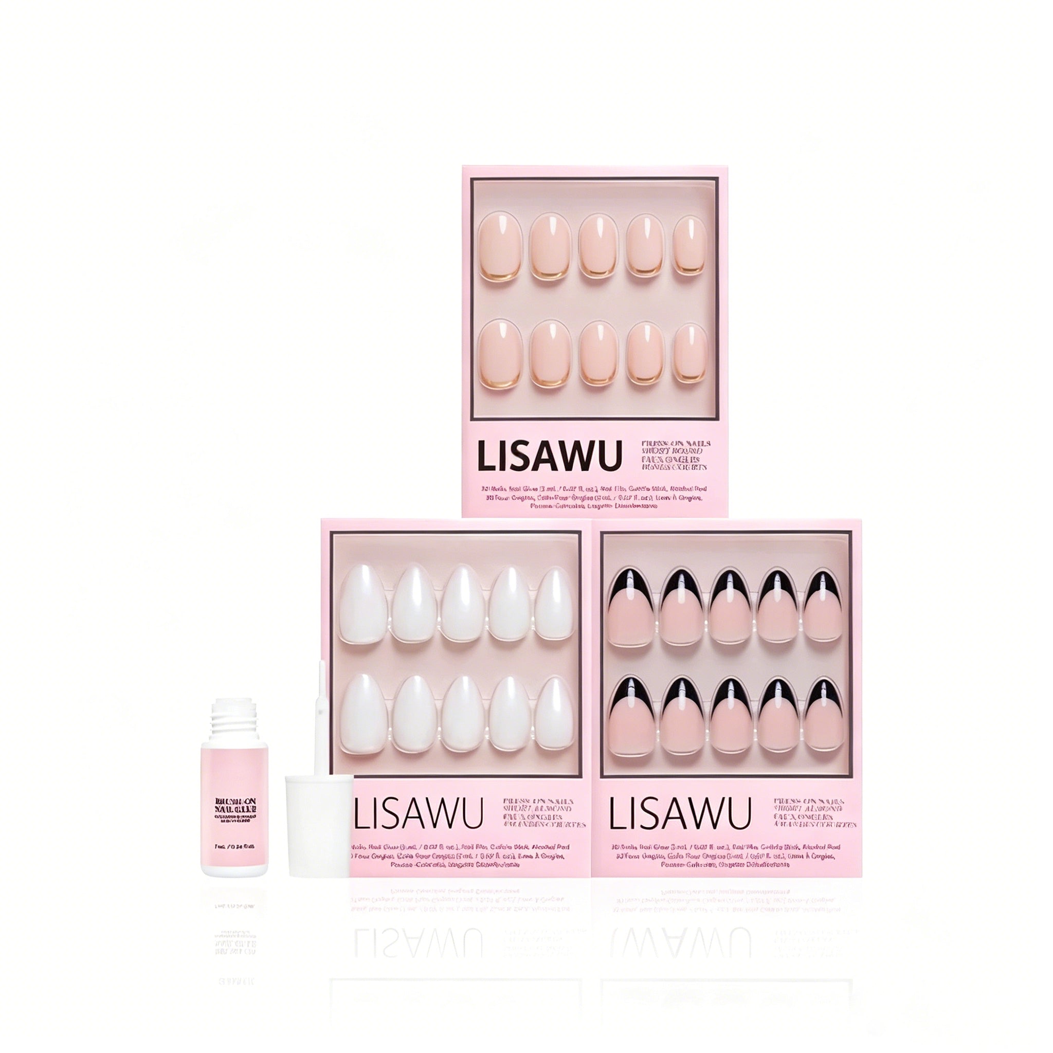 Elevated Everydays press-on nails in white shade