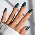 Emerald Green press-on nails in green shade