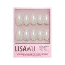 Entranced press-on nails in silver shade