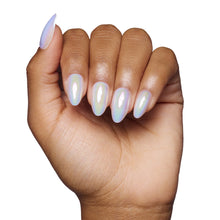 Entranced press-on nails in white shade