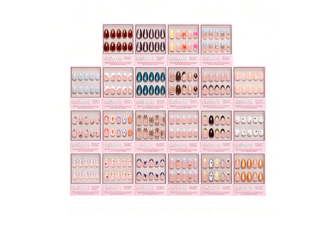 Euro Summer Collection press-on nails in black shade