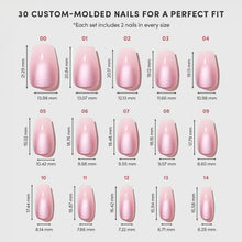 EVERYDAY BEAUTY QUEEN press-on nail design - solid color style detail
