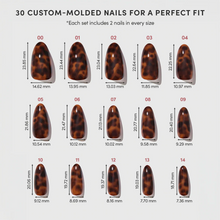 Expensive Taste press-on nails - oval shape, medium length