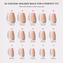 Exposed press-on nails product detail
