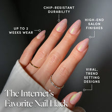 FAIRY FLEXX press-on nail design - solid color style detail