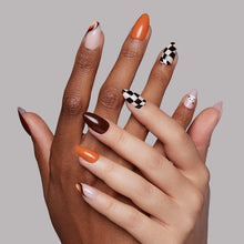 Fall Boo press-on nails in nude shade