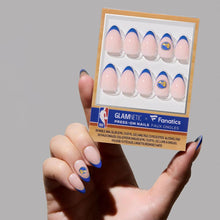 Golden State Warriors Press-On Nail Set press-on nails in blue shade