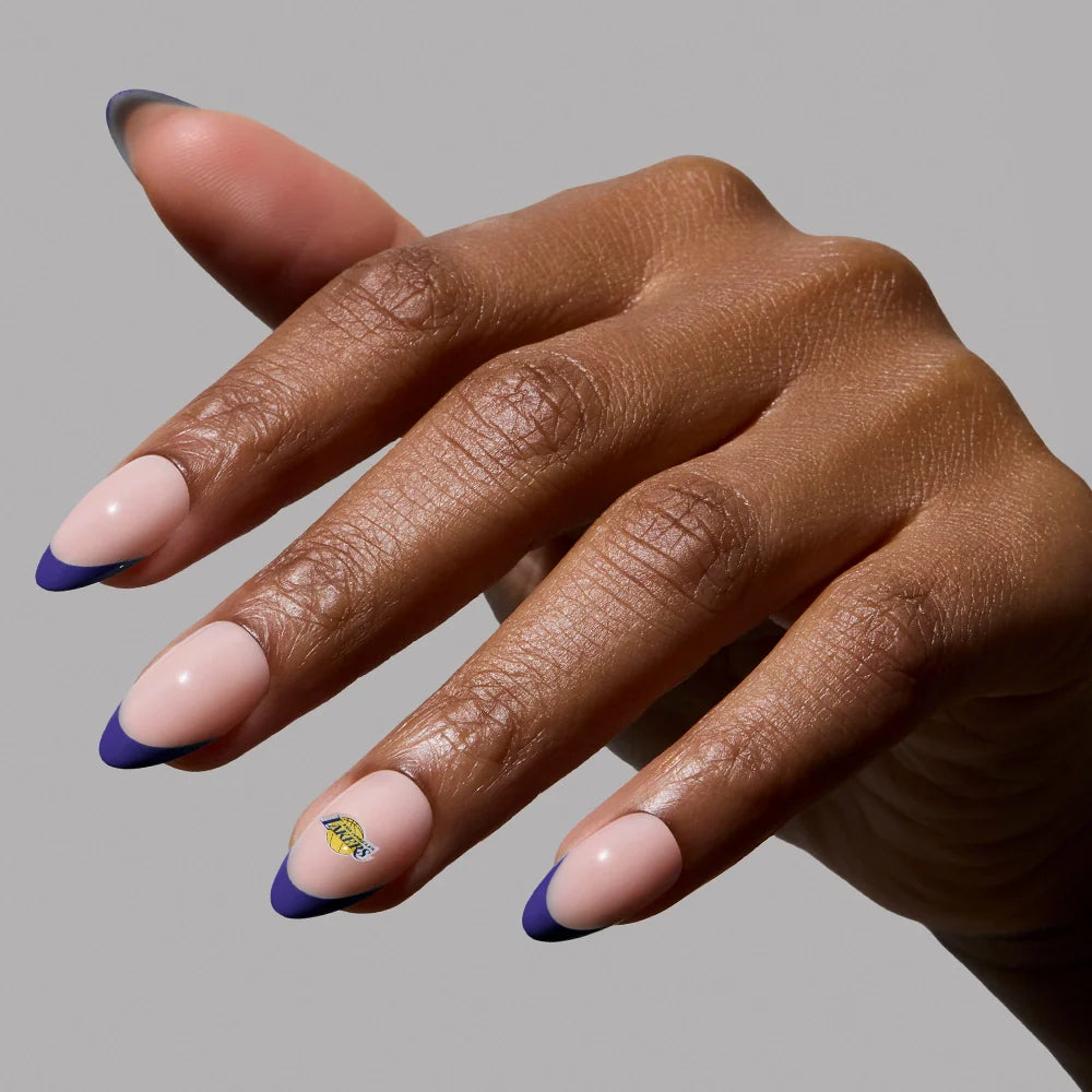 Los Angeles Lakers Press-On Nail Set press-on nails in nude shade