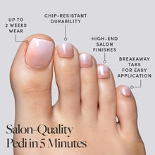 Fiancéd Toenail press-on nails with glossy finish