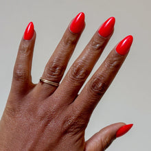 Fiery Red press-on nails in red shade