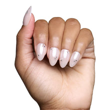 First Dance press-on nails - almond shape, short length