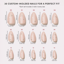 First Dance press-on nail bundle - full set view