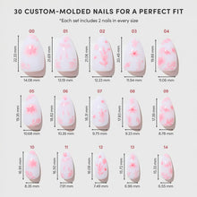 Fleur Amour press-on nail design - patterns style detail