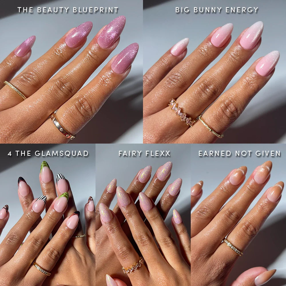 Lisawu FOR THE ALMOND GWORLS press-on nail bundle manicure lifestyle photo