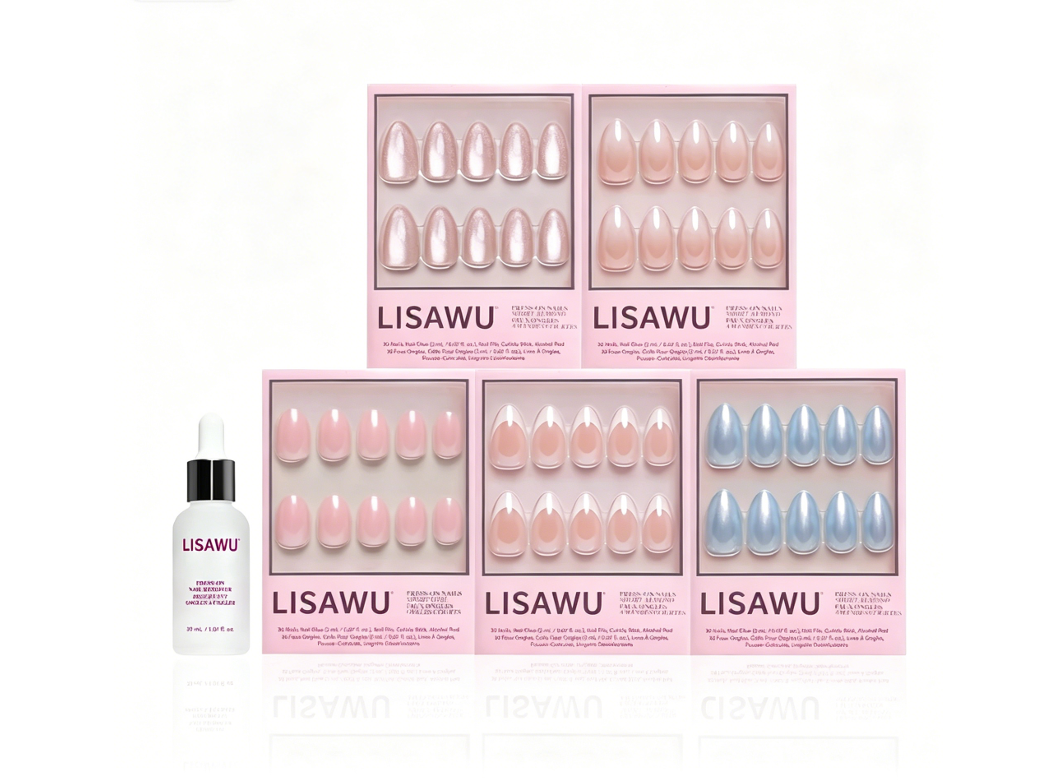 Forever and Always press-on nails in pink shade