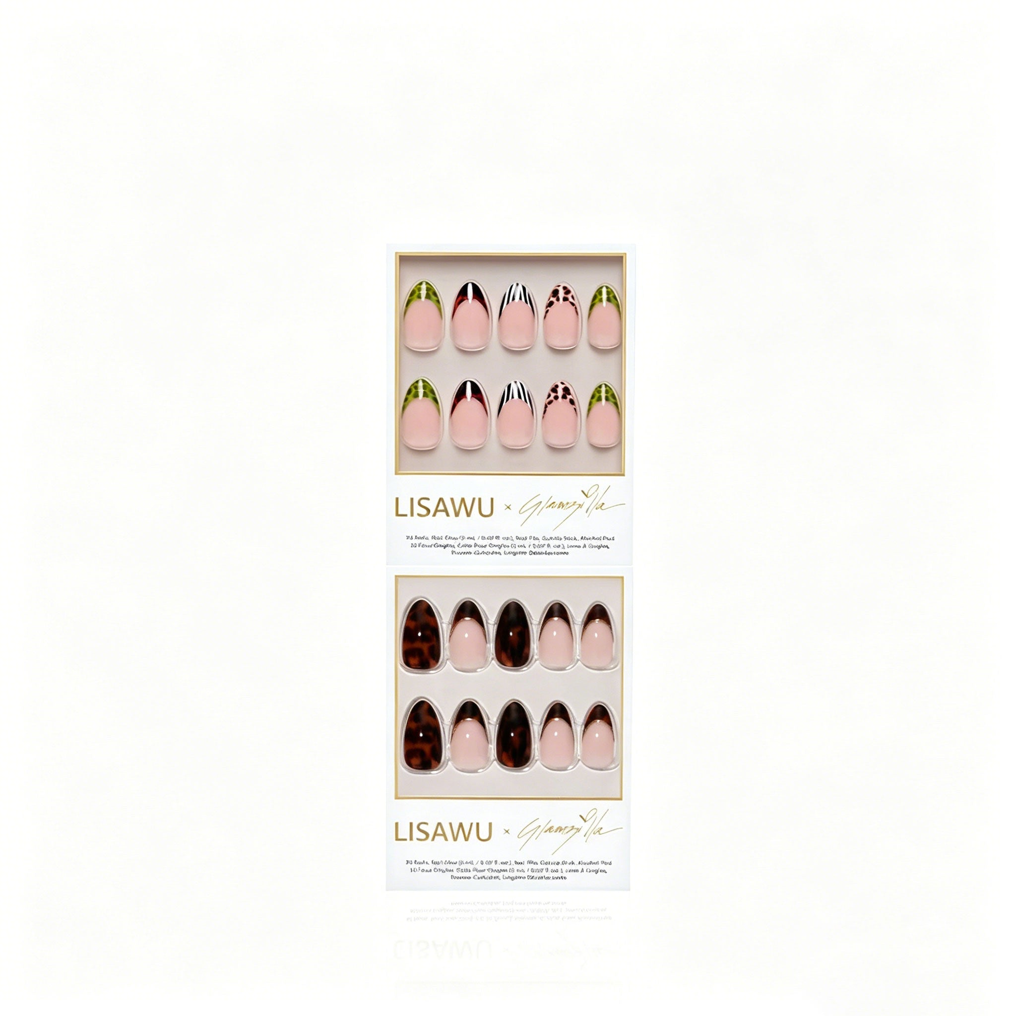 FOREVER FIERCE press-on nails in black shade