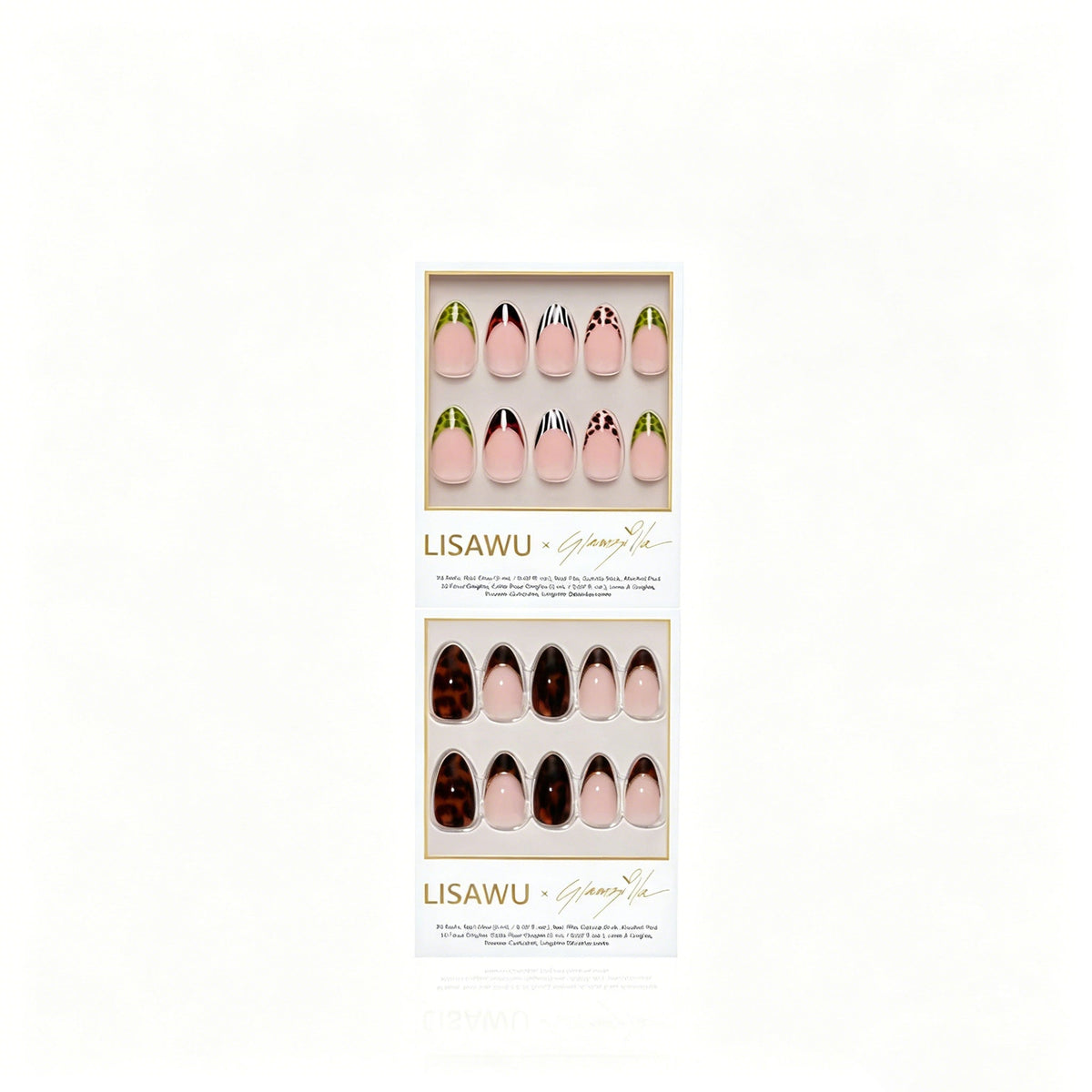 FOREVER FIERCE press-on nails in black shade