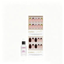 FOREVER FIERCE press-on nails in gold shade