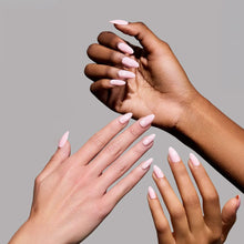 Forever Pink press-on nails with glossy finish