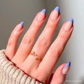 French Lilac press-on nails in purple shade