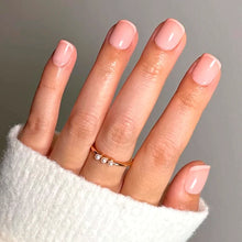 French Peach press-on nails in orange shade