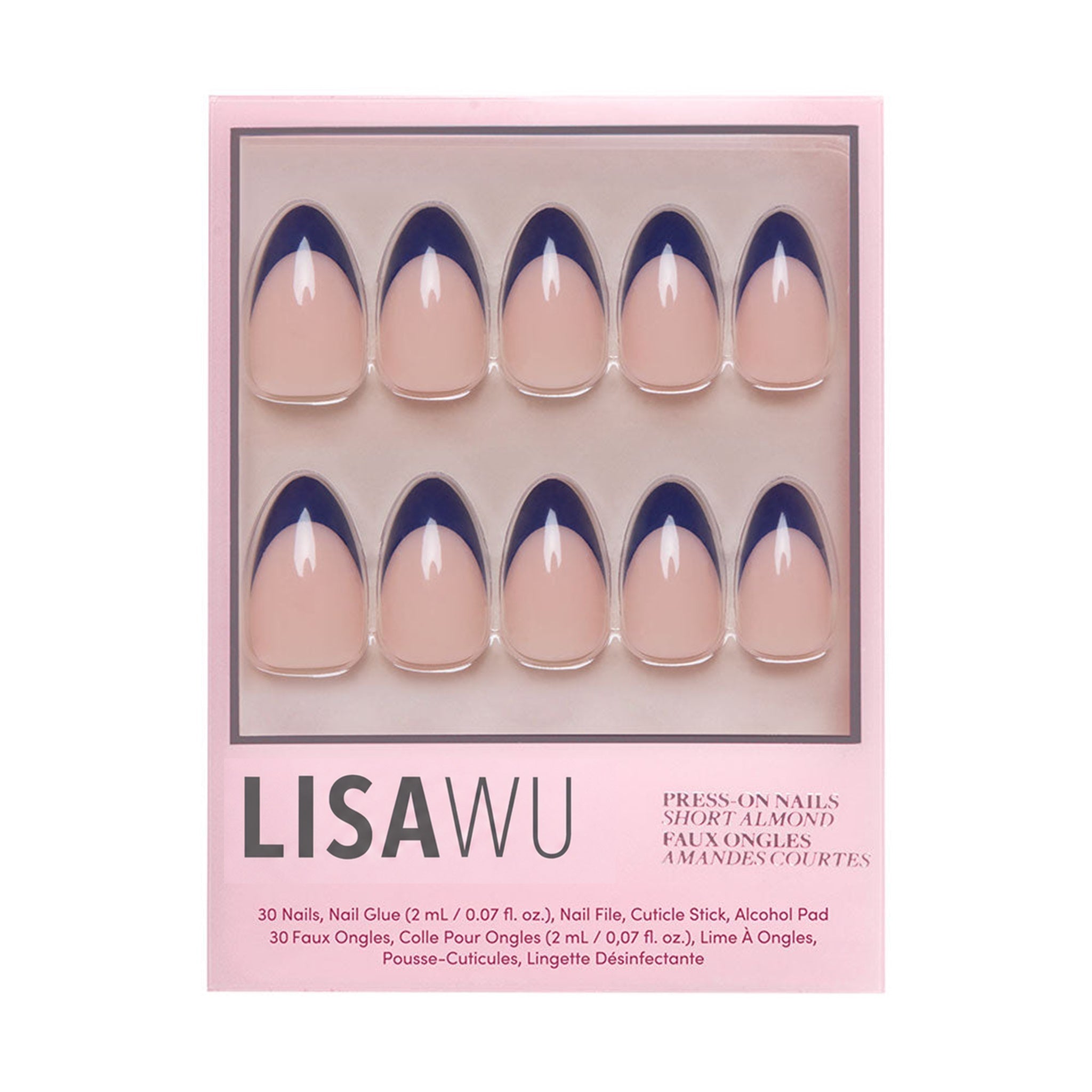 French Riviera press-on nails in nude shade