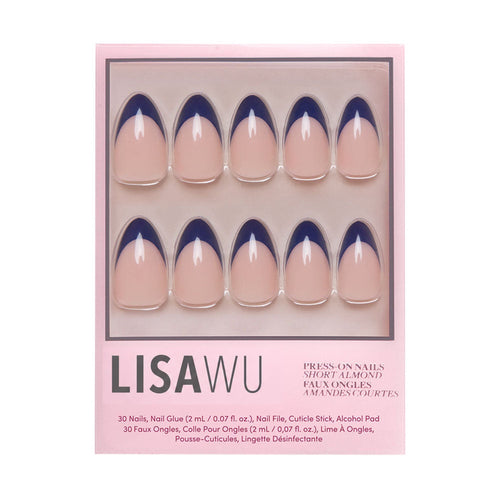 French Riviera press-on nails in nude shade