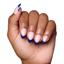 French Riviera press-on nails - almond shape, short length