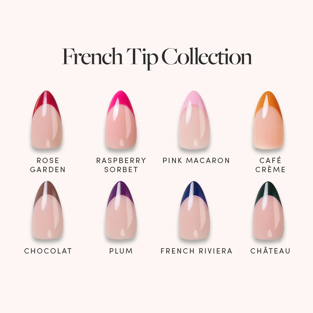 Lisawu French Tip Collection press-on nail bundle style selection