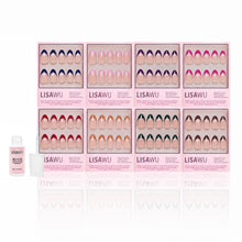 French Tip Collection press-on nails in brown shade