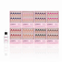 French Tip Collection press-on nails with glossy finish