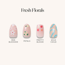 Lisawu Fresh Florals press-on nail bundle style selection