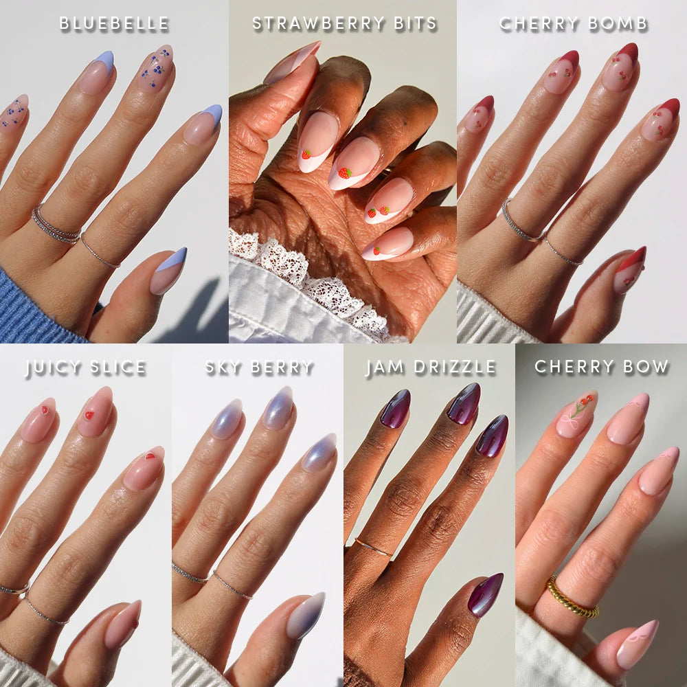 Lisawu Freshly Picked press-on nail bundle manicure lifestyle photo