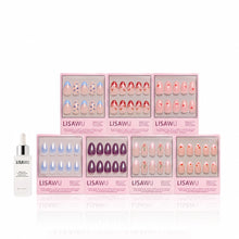 Freshly Picked press-on nails in blue shade
