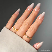 Frosted Chai press-on nails in nude shade