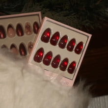 Frosted Cranberry press-on nails product detail