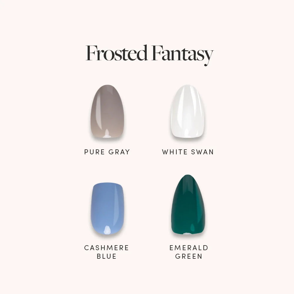 Lisawu Frosted Fantasy press-on nail bundle style selection