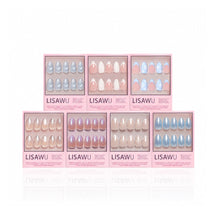 Frozen Over press-on nails in beige shade
