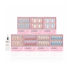 Frozen Over press-on nails in multicolor shade
