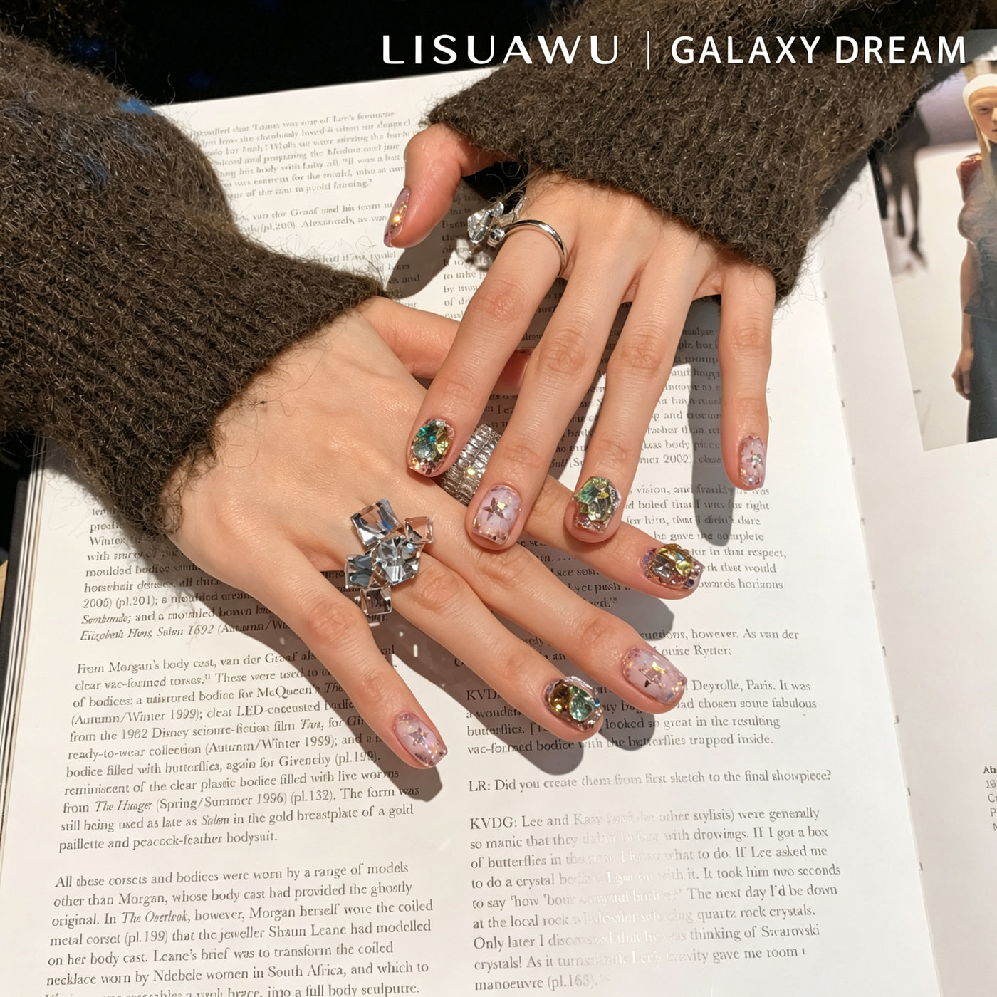 Galaxy Dream – Crystal Star Press-On Nails