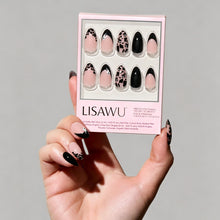 Ghosted press-on nails in nude shade
