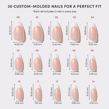 GIVE 'EM GRACE press-on nail design - chrome style detail