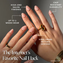 Glam Goals press-on nails with glossy finish