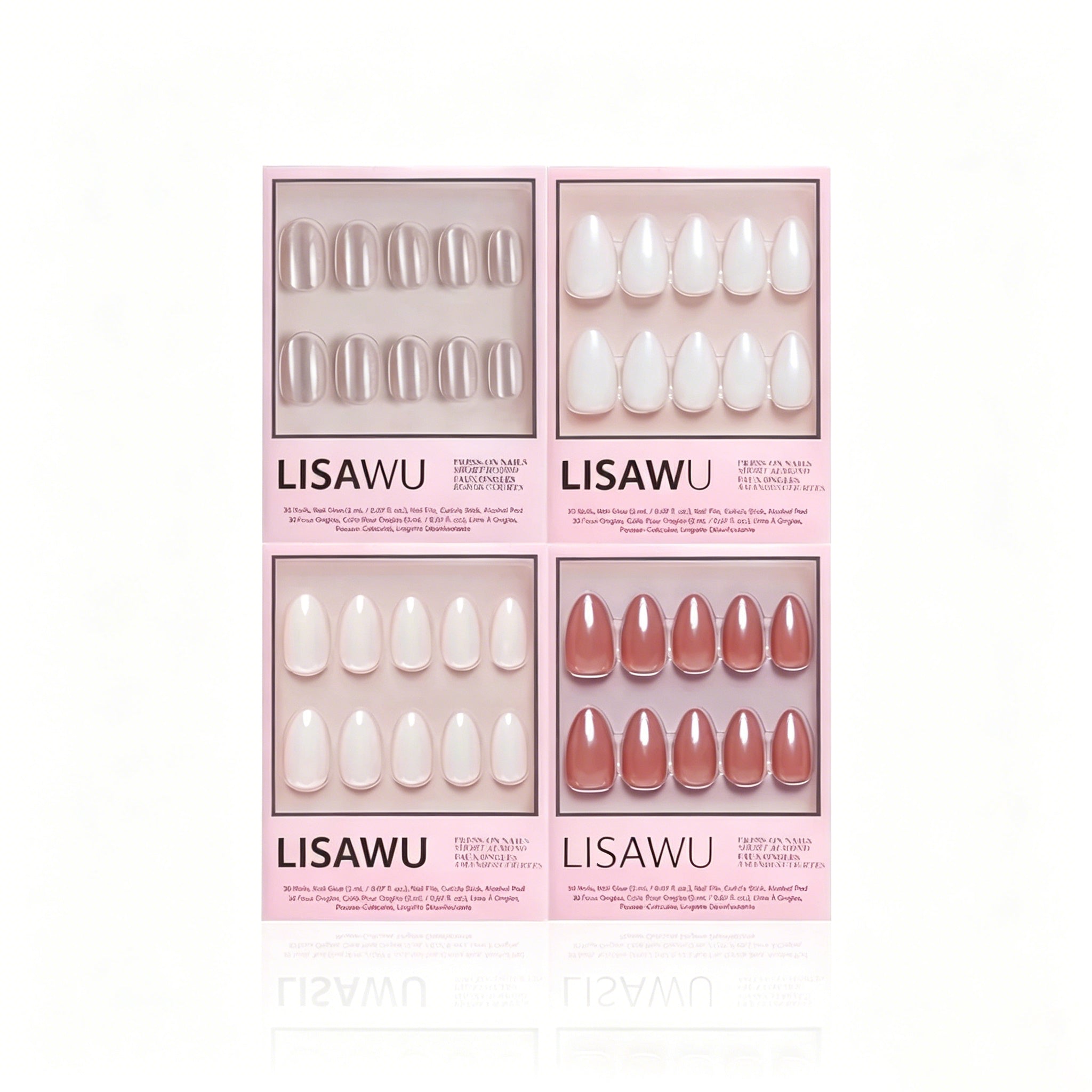 Glaze It press-on nails in brown shade