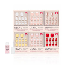 Glazed & Glossy Pedi Bundle press-on nails in pink shade