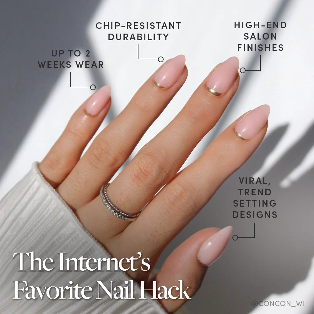 Goal Chaser press-on nails with glossy finish