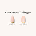 Lisawu Goal Getter + Goal Digger press-on nail bundle style selection