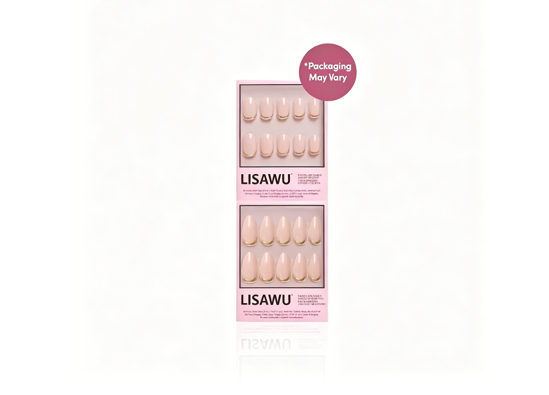 Goal Getter + Goal Digger press-on nails in gold shade